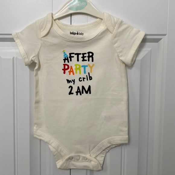 Indigo Baby Onesie - Picture 1 of 4